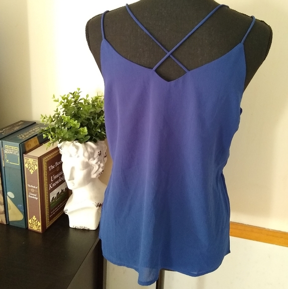 5/$25 Blue Strap Cami - Picture 2 of 2